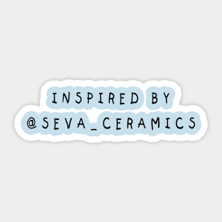 Inspired by @seva_ceramics Sticker